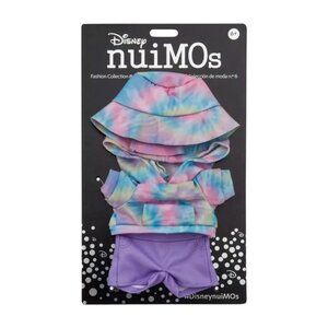Disney Parks nuiMOs Outfit Tie-Dye Hoodie, Purple Shorts and Bucket Hat Set